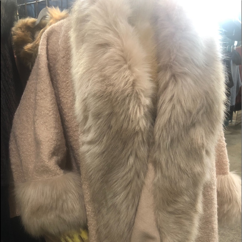 Faux fur jacket
